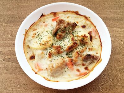 じゃがいもと鶏肉のグラタン｜レシピ・料理｜タニタ社員食堂レシピ