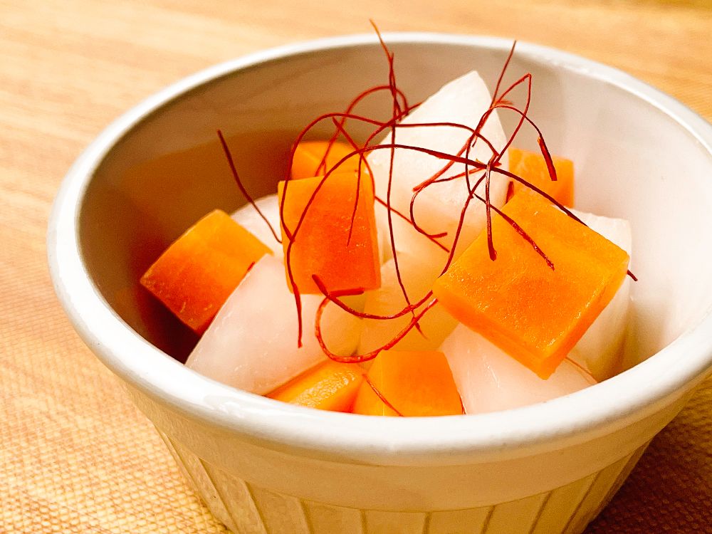 だいこんとにんじんの韓国風甘酢漬け レシピ 料理 タニタ社員食堂レシピ