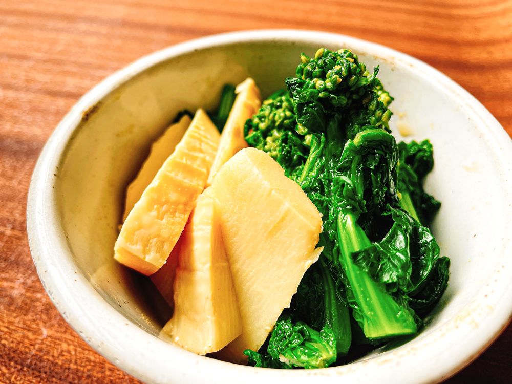 菜の花とたけのこのからし和え｜レシピ・料理｜タニタ社員食堂レシピ